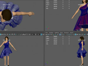 formal dress 2 3D Model