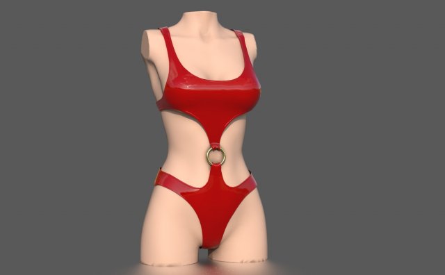 swimsuit 3D in 3DExport