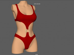 swimsuit Model 3D