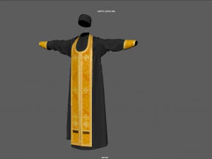 православное облачение 3D Модель