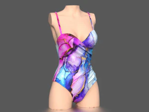 Badeanzug 3 3D Modell