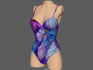swimsuit 3 3D Model