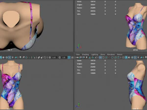 Badeanzug 3 3D Modell