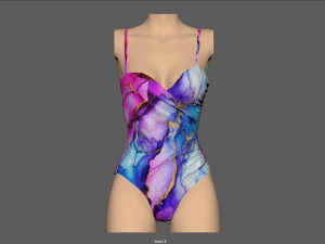 Badeanzug 3 3D Modell