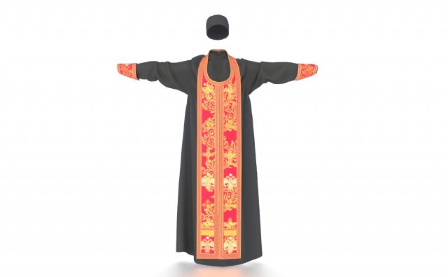 ortodox vestment 2 Modelo 3D .c4d .max .obj .3ds .fbx .stl .blend 