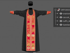 ortodox vestment 2 Modelo 3D