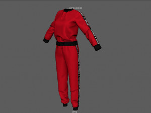 sport suit 2 Modello 3D