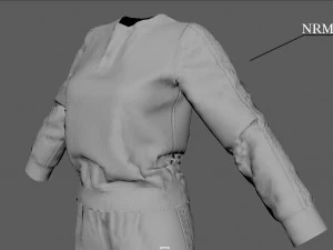 sport suit 2 3D Model