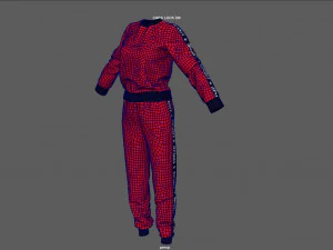sport suit 2 3D Model