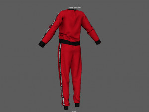 sport suit 2 Modello 3D