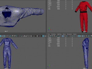 sport suit 2 Modello 3D