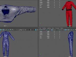 sport suit 2 3D Model