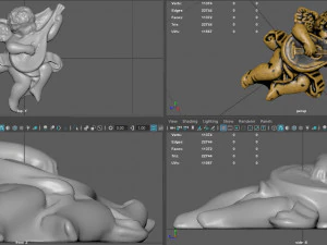 angel figure 3D Model