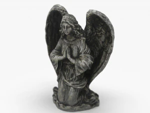 modlący się anioł Model 3D