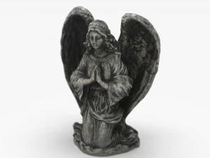 modlący się anioł Model 3D