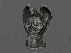 praying angel 3D Model
