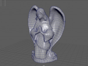 praying angel 3D Model