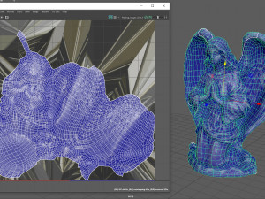 praying angel 3D Model
