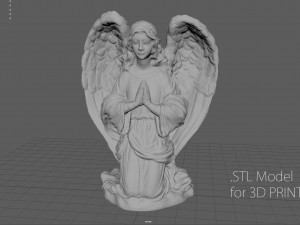 praying angel 3D Model