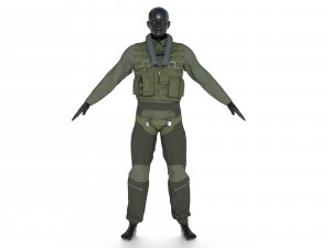 PILOT SUIT 3Dモデル