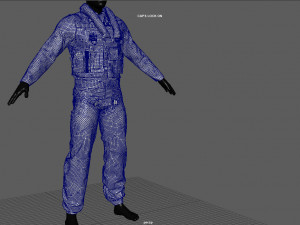 PILOT SUIT 3Dモデル