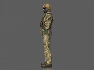 UCRANIAN SOLDIER 3D Model