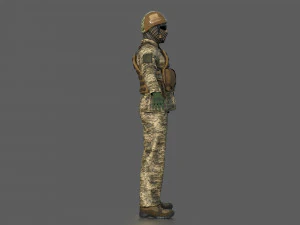 UCRANIAN SOLDIER 3D Model
