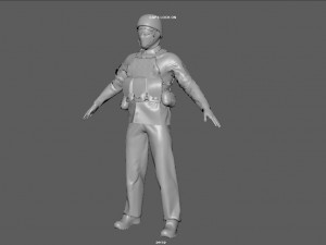 UCRANIAN SOLDIER 3D Model
