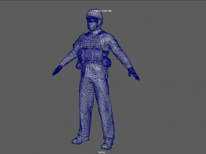 UCRANIAN SOLDIER 3D Model