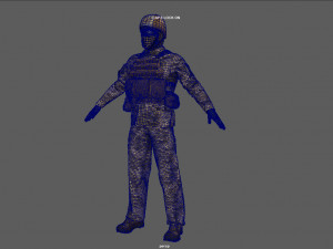 UCRANIAN SOLDIER 3D Model