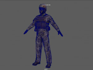 UCRANIAN SOLDIER 3D Model