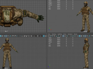 UCRANIAN SOLDIER 3D Model