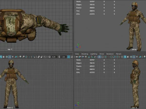 UCRANIAN SOLDIER 3D Model