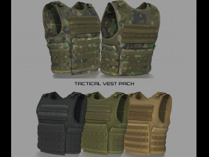 TACTICAL VEST 3D Model