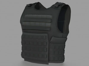 CHALECO T&Aacute;CTICO Modelo 3D