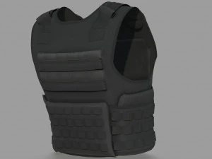 CHALECO T&Aacute;CTICO Modelo 3D