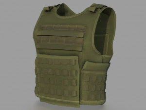 CHALECO T&Aacute;CTICO Modelo 3D