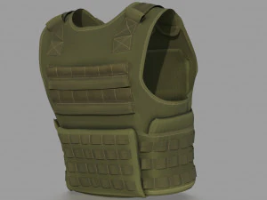 CHALECO T&Aacute;CTICO Modelo 3D