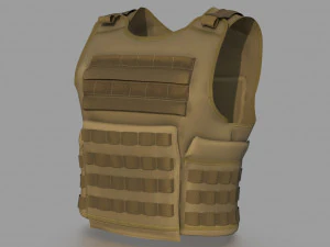 CHALECO T&Aacute;CTICO Modelo 3D