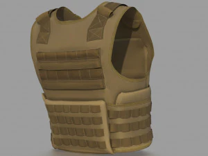 CHALECO T&Aacute;CTICO Modelo 3D