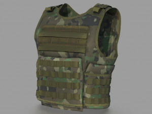 CHALECO T&Aacute;CTICO Modelo 3D