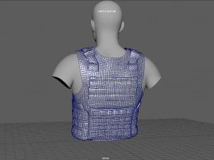 CHALECO T&Aacute;CTICO Modelo 3D