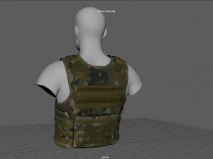 CHALECO T&Aacute;CTICO Modelo 3D