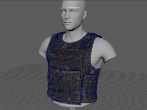 TACTICAL VEST 3Dモデル