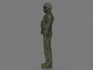 RUSIAN SOLDIER Modello 3D