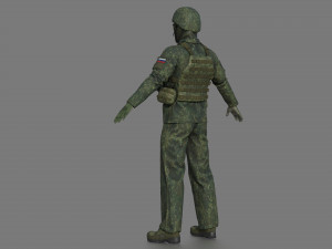 RUSIAN SOLDIER Modello 3D