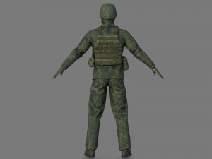 RUSIAN SOLDIER Modello 3D