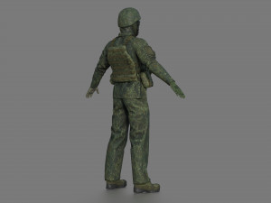 RUSIAN SOLDIER Modello 3D