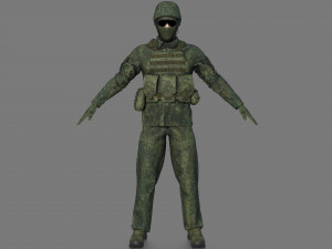 RUSIAN SOLDIER Modello 3D