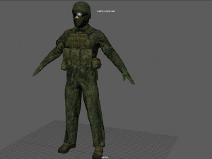 RUSIAN SOLDIER Modello 3D